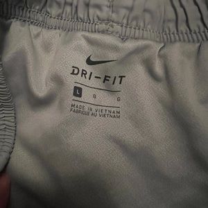 grey nike running shorts